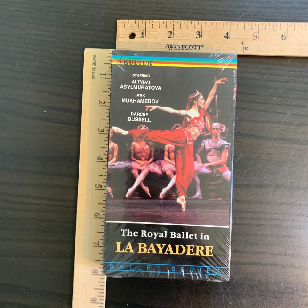 The Royal Ballet La Bayadere VHS Altynai Asylmuratova Darcey Bussell Kultur 1326